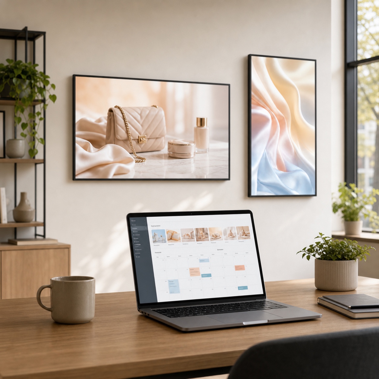Remote commercial display content management
