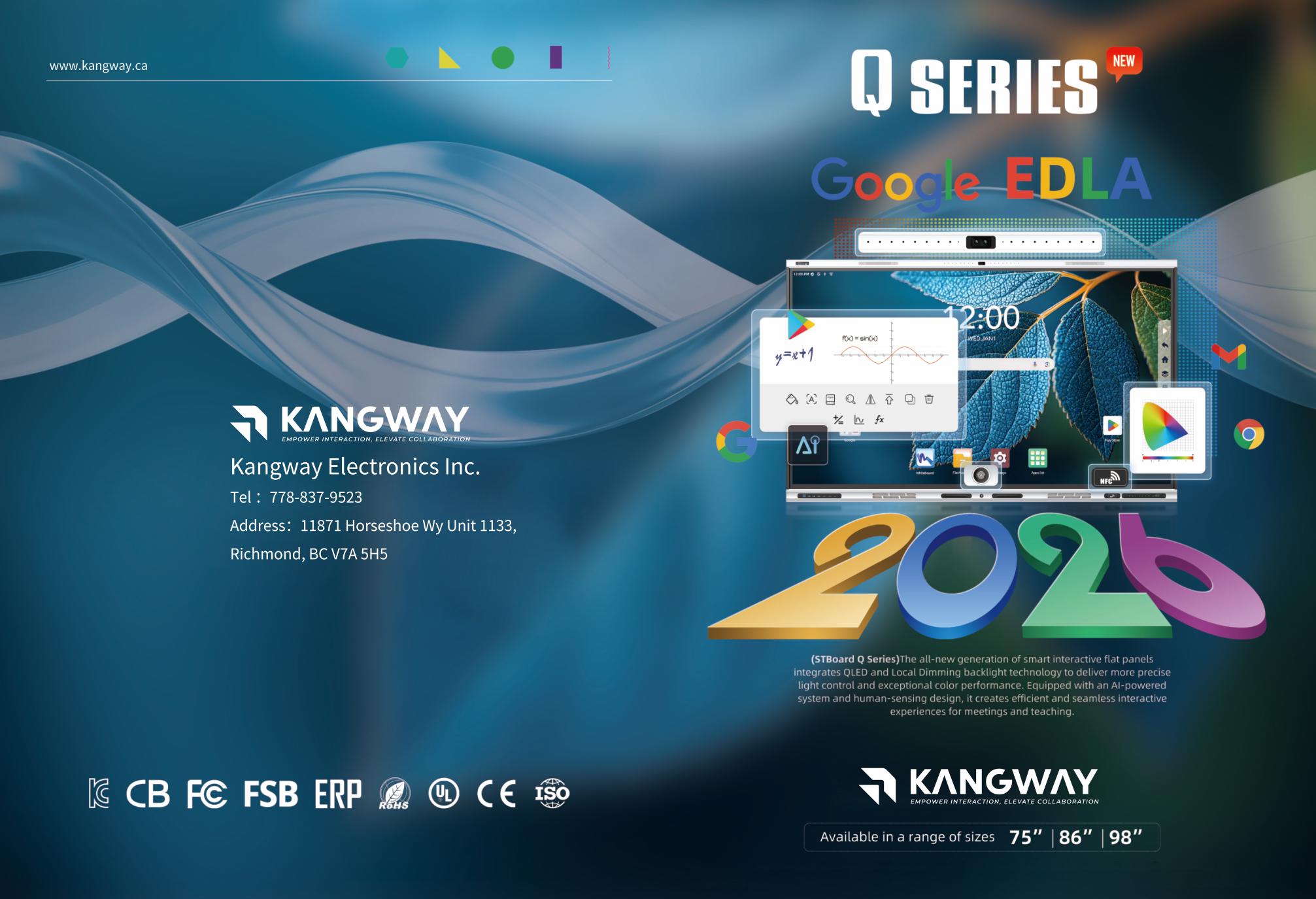 Kangway Q Series interactive display