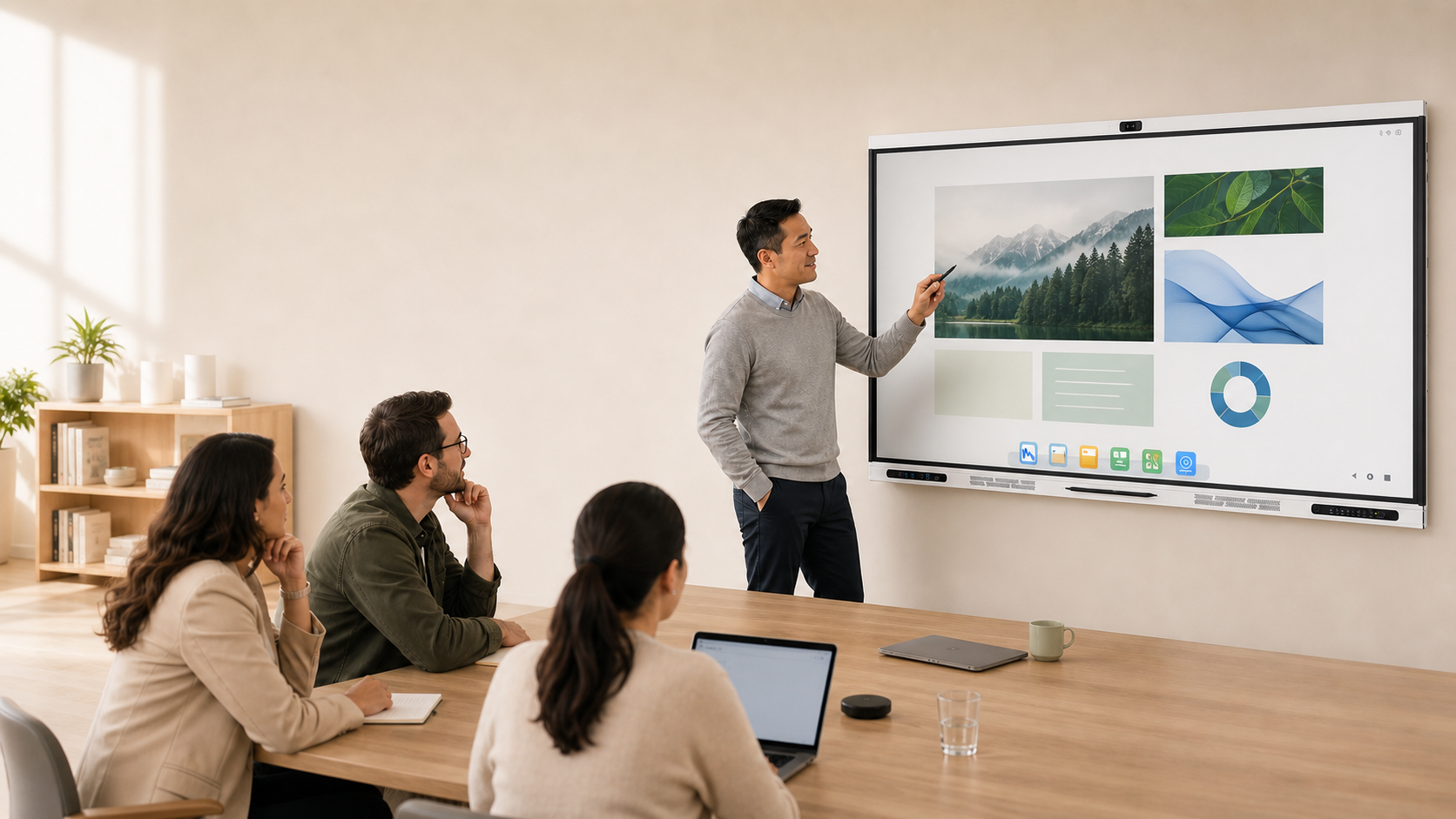 Q9M bringing a familiar Google experience to a professional learning and meeting space