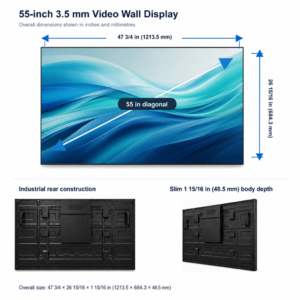 55-inch 3.5 mm Video Wall Display