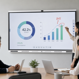 Kangway Q9M interactive whiteboard in a meeting room